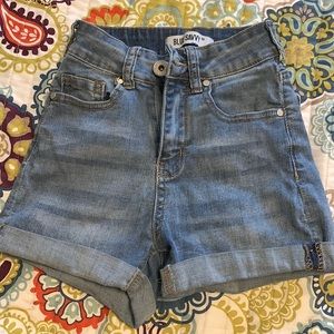 Blue Savvy jean shorts, size 00